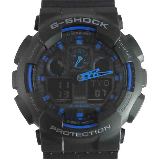 G-SHOCK ジーショック GA-100-1A2JF GA-100-1A2JF アナデジコンビモデル 腕時計 ブラック系【中古】