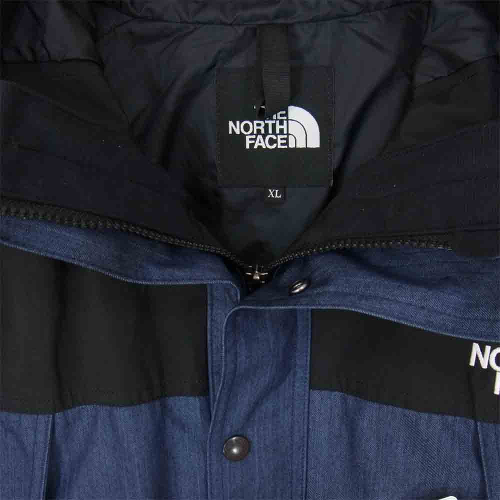 THE NORTH FACE ノースフェイス NP12032 Mountain Light DENIM Jacket マウンテン ライト デニム ジャケット ネイビー系 XL【新古品】【未使用】【中古】
