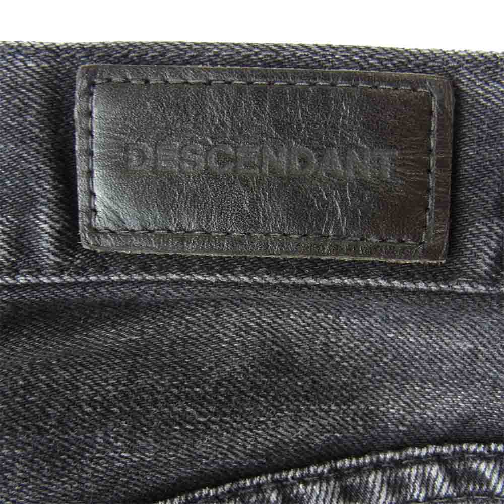 DESCENDANT ディセンダント 19AW 192GWDS-PTM01 DIN-4 JEANS デニムパンツ ブラック系 3【中古】