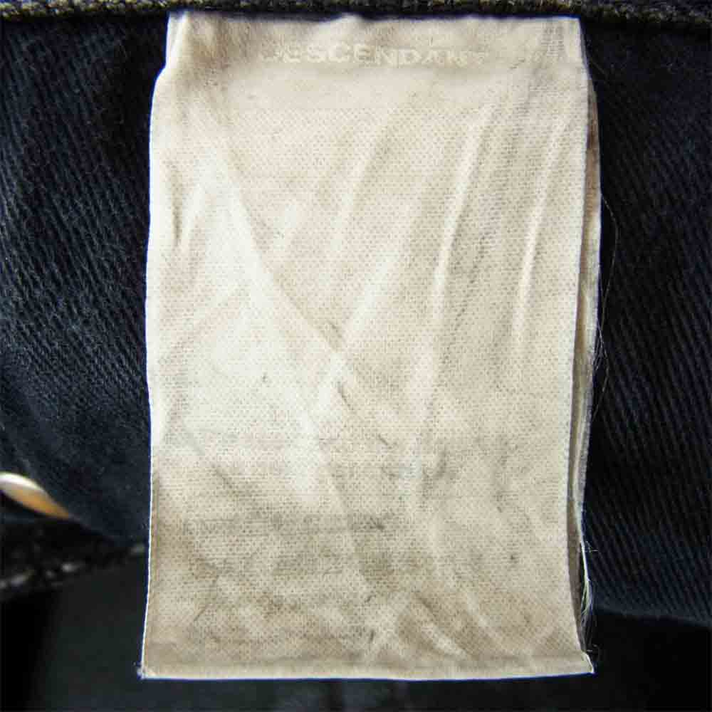 DESCENDANT ディセンダント 19AW 192GWDS-PTM01 DIN-4 JEANS デニムパンツ ブラック系 3【中古】