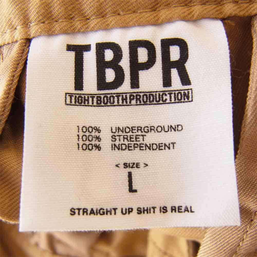 タイトブースプロダクション チノ ワーク パンツ ベージュ系 L【中古】