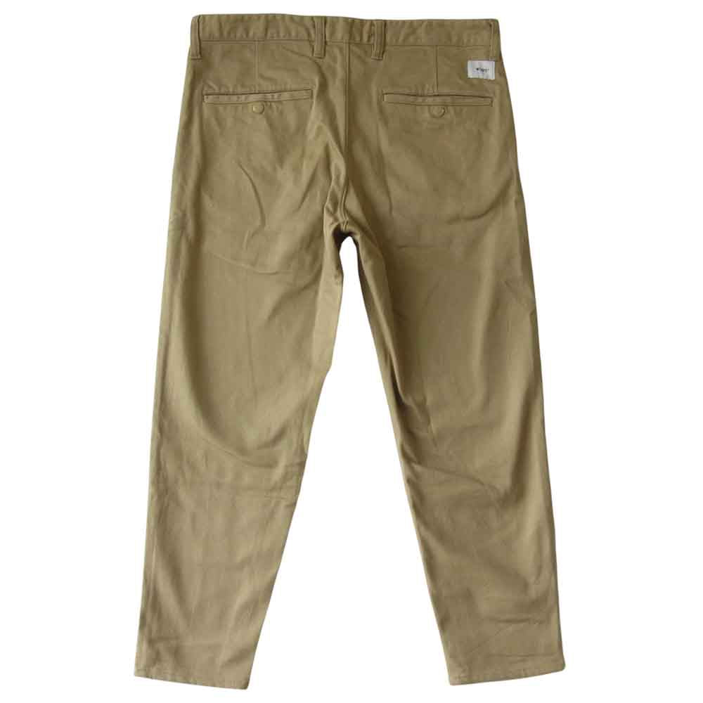 WTAPS ダブルタップス 19SS 191BRDT-PTM04 KHAKI TIGHT TROUSERS タイト トラウザー パンツ ベージュ系 2【中古】