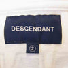 DESCENDANT ディセンダント 19AW 192ATDS-CSM19 CETUS JERSEY LS ケートス ジャージー 長袖 Tシャツ ホワイト系 2【中古】