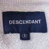DESCENDANT ディセンダント PE CREW NECK SWEATSHIRT グレー系 3【中古】