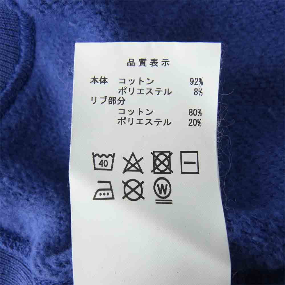 DESCENDANT ディセンダント 18AW 192ATDS-CSM23 CRUSTAR HOODED SWEATSHIRT パープル系 3【新古品】【未使用】【中古】