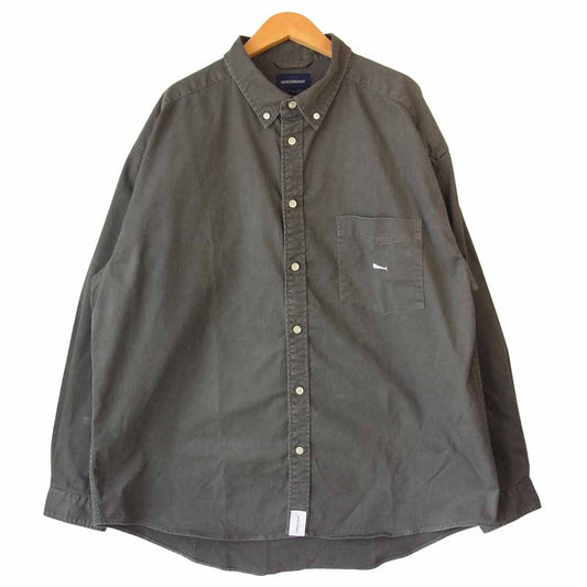 DESCENDANT ディセンダント 19AW 192GWDS-SHM01 KENNEDY'S REG SIZE B.D. LS SHIRT グレー系 3【中古】