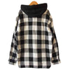 DESCENDANT ディセンダント 19SS SPICOLI HOODED LS SHIRT フード付き バッファローチェック ヘビー ネルシャツ  ブラック系×ホワイト系 3【中古】