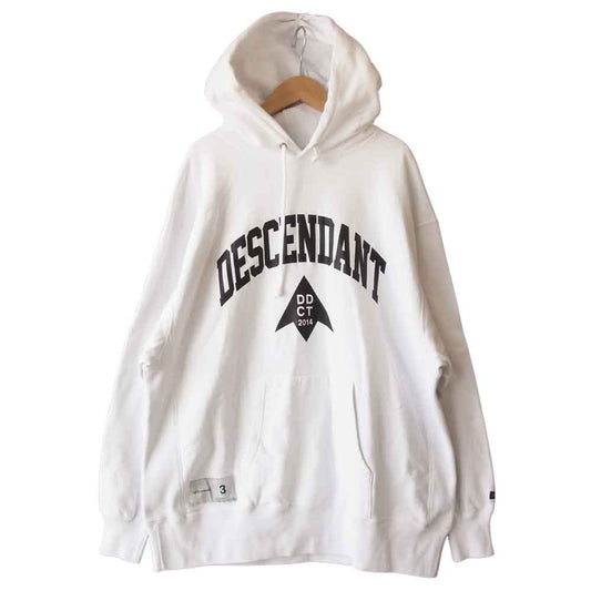 DESCENDANT ディセンダント TEAM HOODED SWEATSHIRT ホワイト系 3【中古】