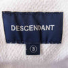 DESCENDANT ディセンダント TEAM HOODED SWEATSHIRT ホワイト系 3【中古】