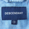 DESCENDANT ディセンダント 20SS 201WVDS-SHM03 VANNING CHAMBRAY SHIRT インディゴブルー系 3【中古】