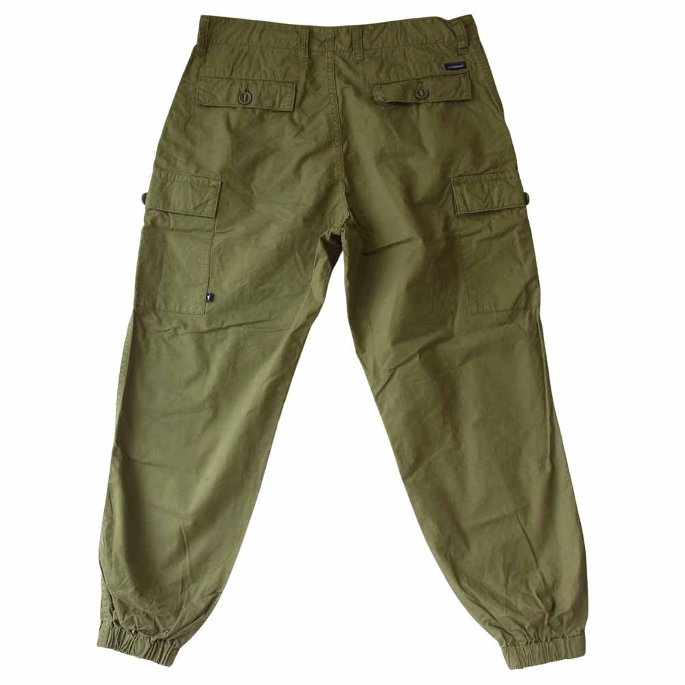 DESCENDANT ディセンダント 19AW 192WVDS-PTM05 CARGO WEATHER TROUSERS カーゴ ウェザー トラウザー パンツ カーキ系 2【中古】