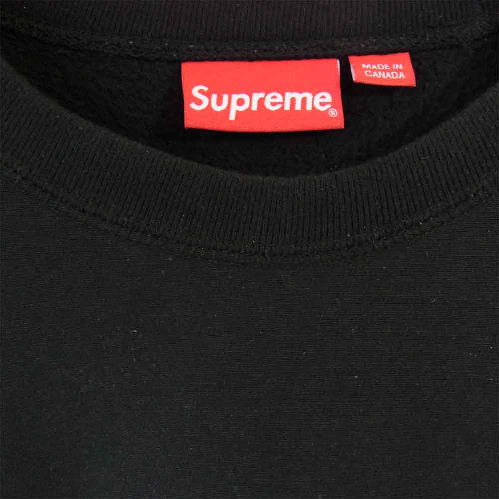 Supreme シュプリーム 18AW Box Logo Crewneck Sweatshirt ボックスロゴ クルーネック スウェット ブラック系 M【中古】