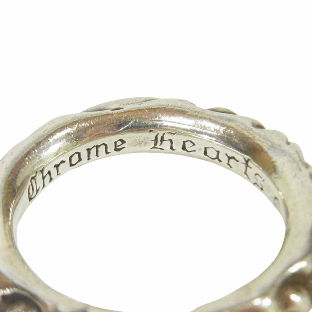 CHROME HEARTS クロムハーツ（原本無） スクロール バンド シルバー 925 リング シルバー系 23号【中古】