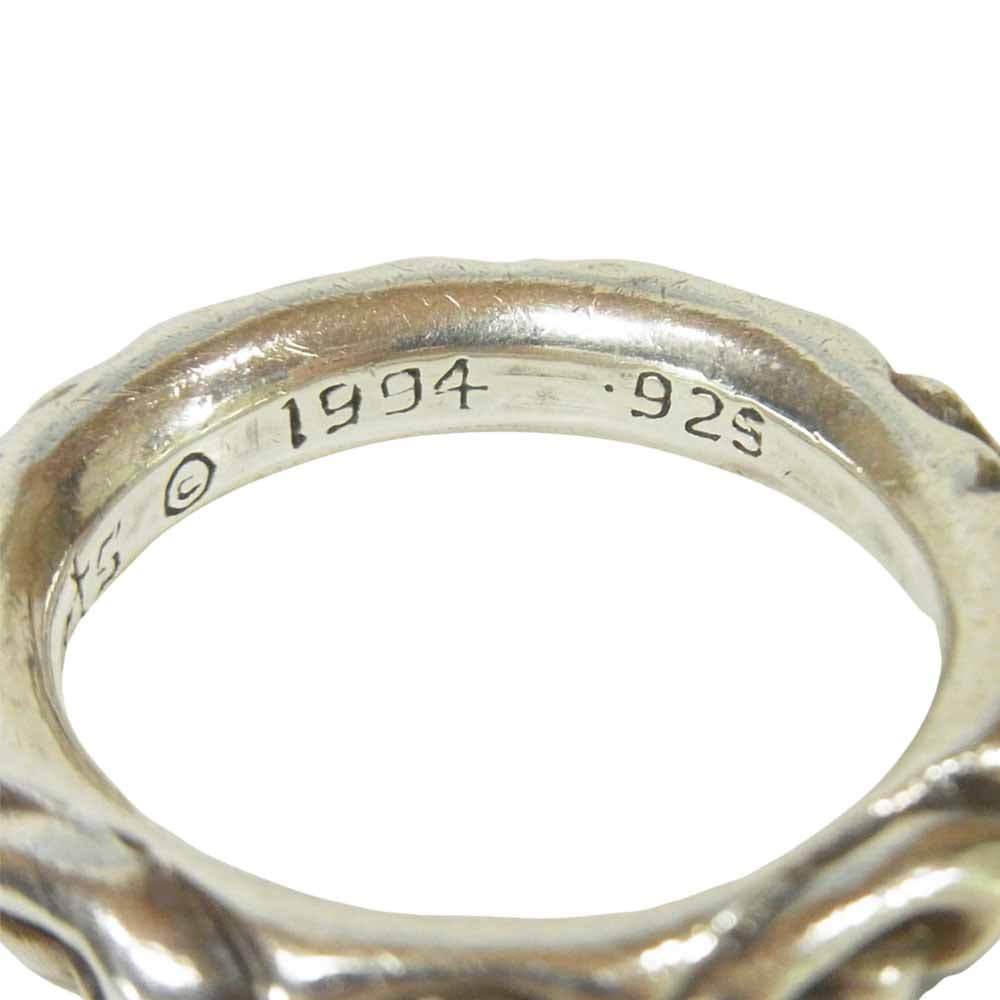 CHROME HEARTS クロムハーツ（原本無） スクロール バンド シルバー 925 リング シルバー系 23号【中古】