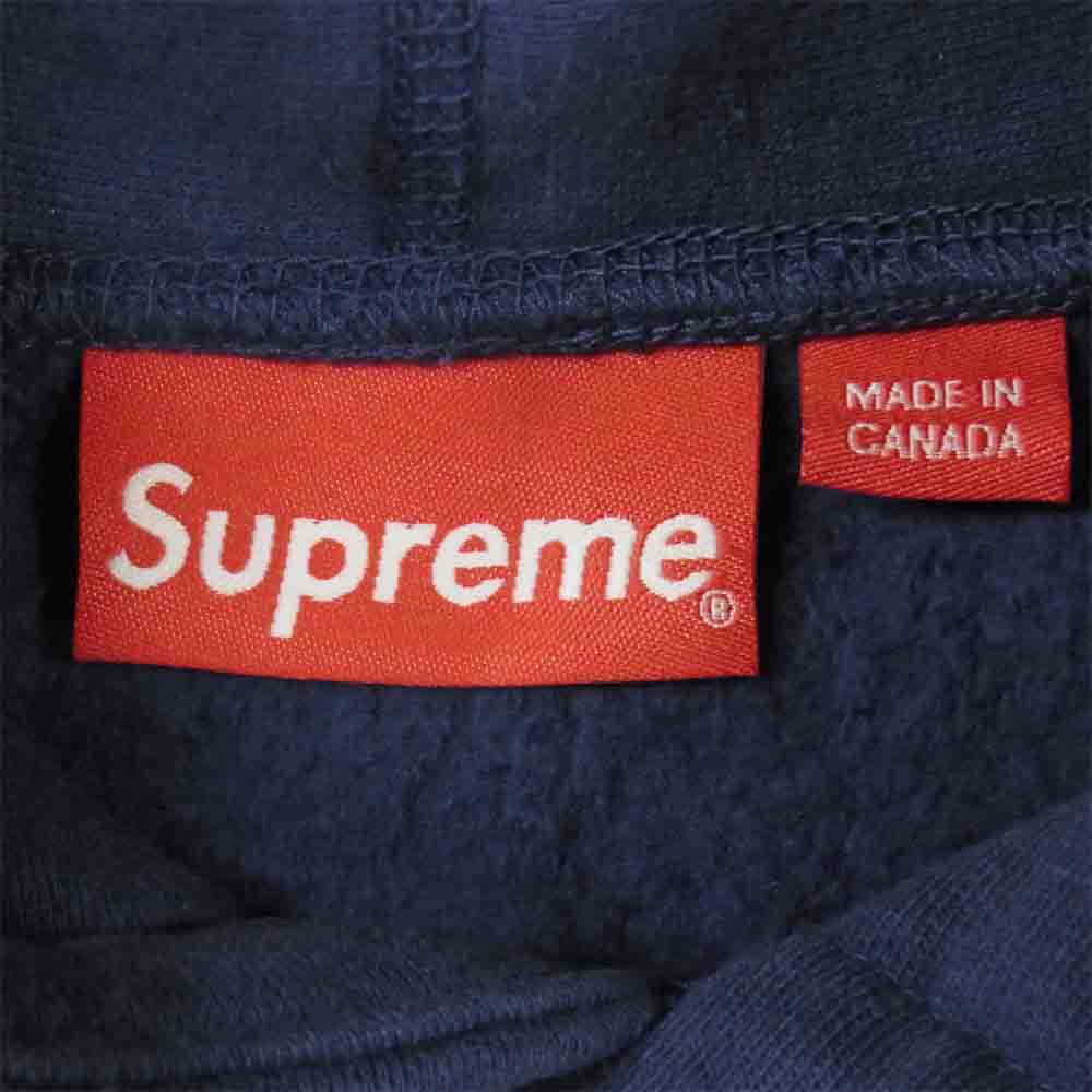 Supreme シュプリーム 21SS KAWS Chalk Logo Hooded Sweatshirt カウズ チョーク ロゴ フーデッド スウェットシャツ ネイビー系 M【新古品】【未使用】【中古】