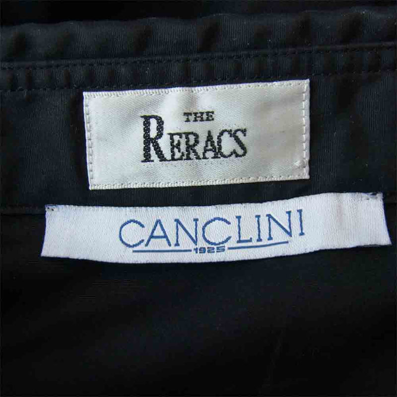 THE RERACS ANCLINI BASIC SHIRTS ベーシック 長袖 シャツ ブラック系【中古】