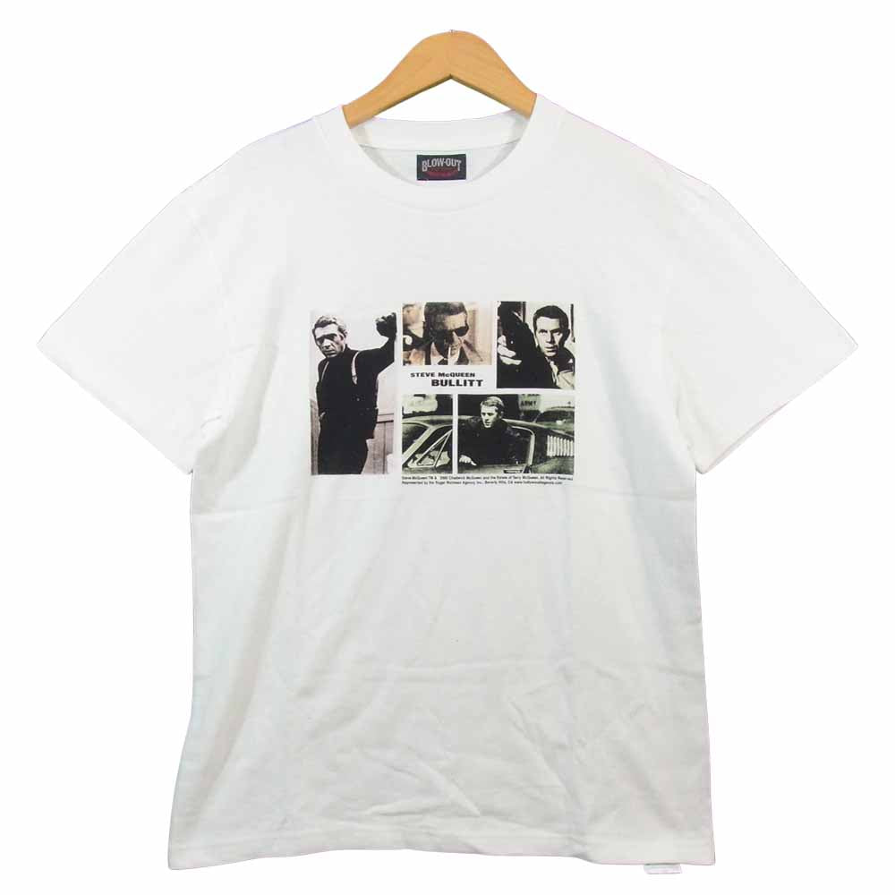 TOY'S McCOY トイズマッコイ BLOW-OUT STEVE MCQUEEN Tシャツ ホワイト系 38【中古】