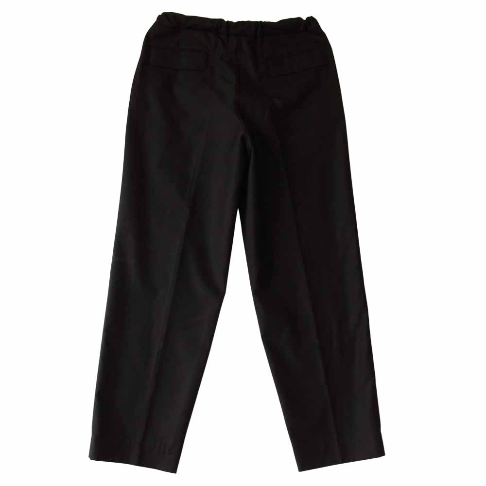THE RERACS 18FW-REPT-132L WIDE SLIM ONE-TUCK PANTS ワンタック パンツ ブラック系 38【中古】