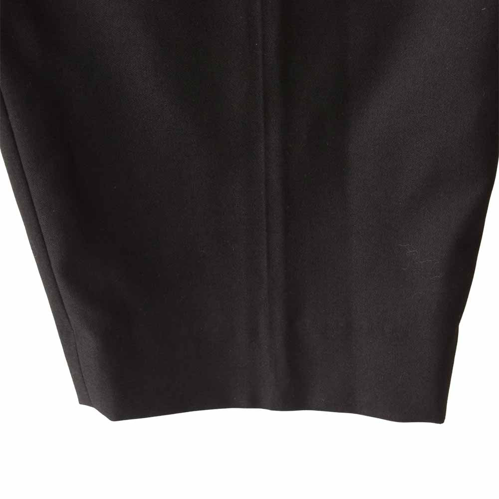 THE RERACS 18FW-REPT-132L WIDE SLIM ONE-TUCK PANTS ワンタック パンツ ブラック系 38【中古】