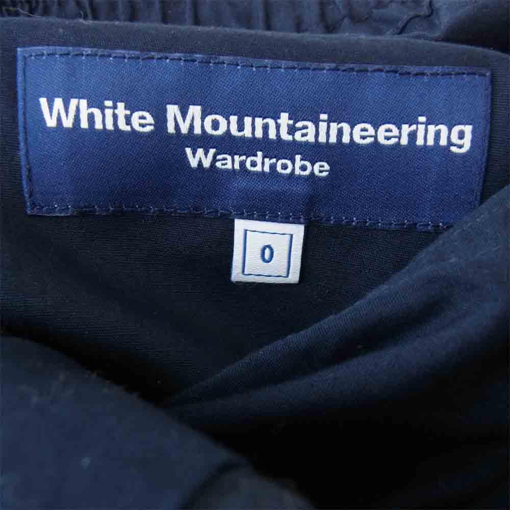 WHITE MOUNTAINEERING ホワイトマウンテニアリング 20SS WR2071403 EASY SHORT PANTS イージー ショート パンツ ネイビー系【中古】