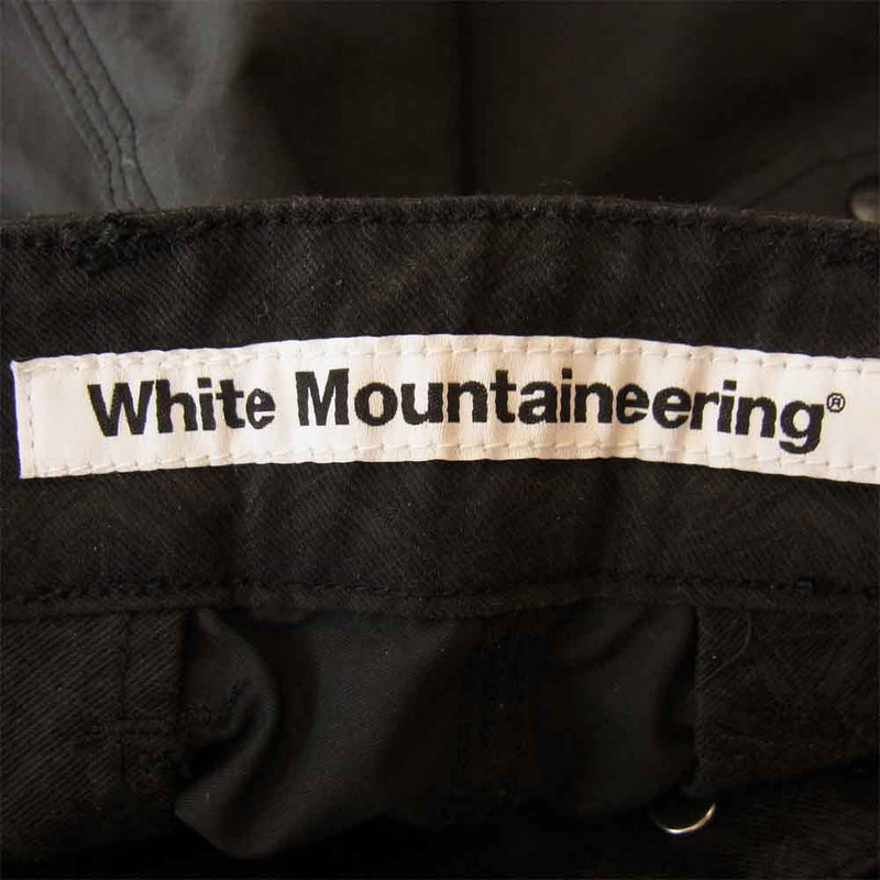 WHITE MOUNTAINEERING ホワイトマウンテニアリング 20SS WM2071403 TRIPLE STITCHED 6 POCKET PANTS  ブラック系【中古】