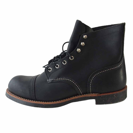 RED WING レッドウィング 8114 IRON RANGE BOOTS アイアンレンジ ワークブーツ ブラック系 29【極上美品】【中古】