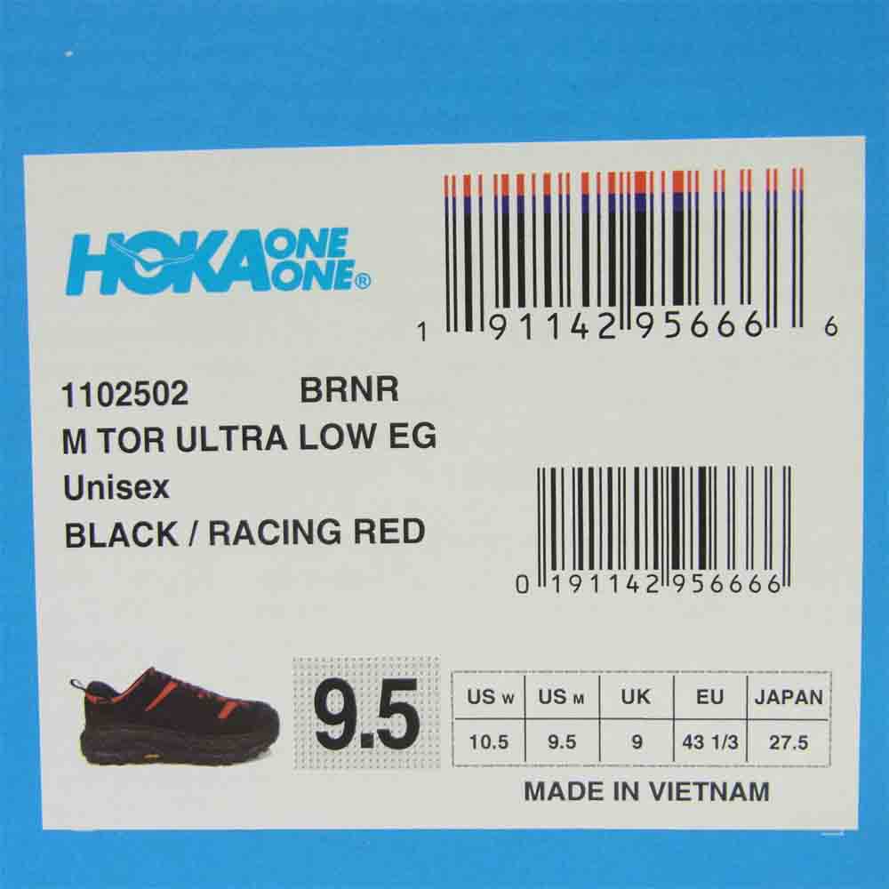 HOKA ONE ONE ホカ オネオネ 1102502 Engineered Garments エンジニアド ガーメンツ TOU ULTRA LOW EG トゥ ウルトラ スニーカー ブラック系 27.5cm【新古品】【未使用】【中古】