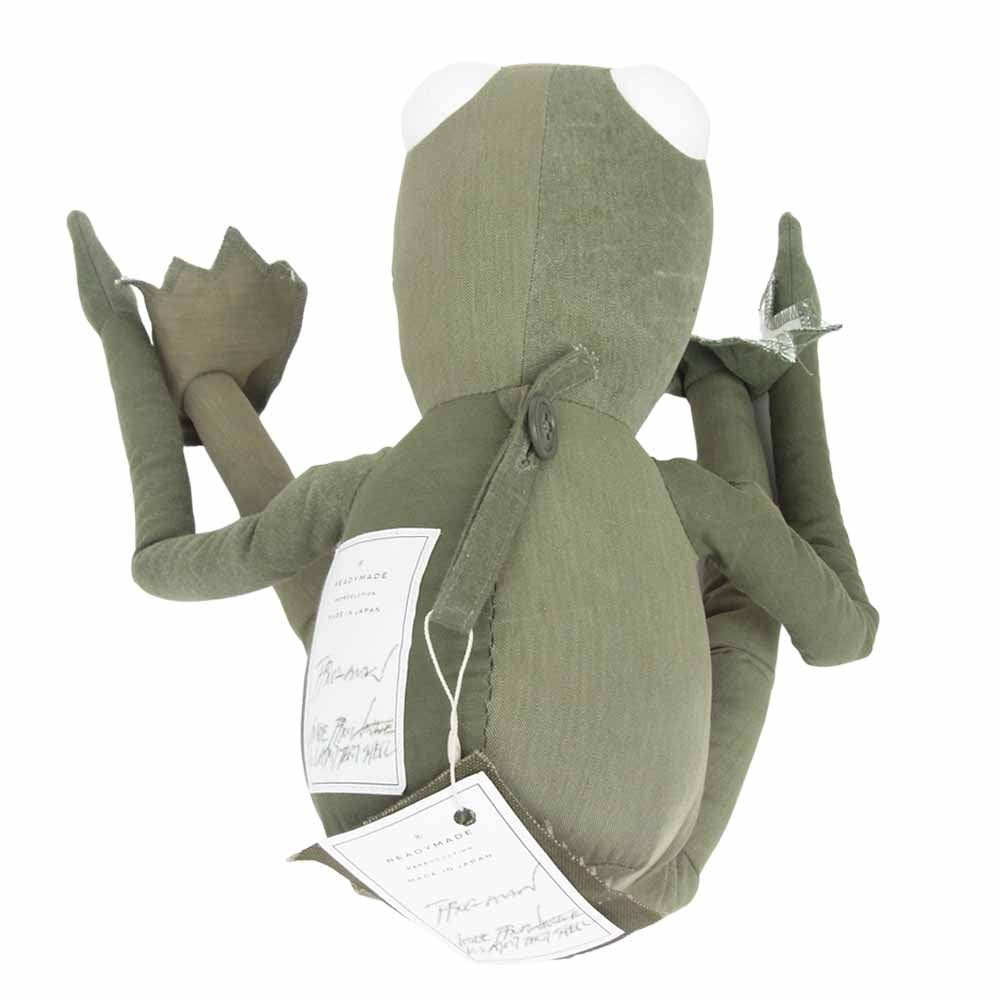 レディメイド RE-CO-KH-00-00-17 FROG MAN フロッグマン ハート ぬいぐるみ カーキ系【新古品】【未使用】【中古】