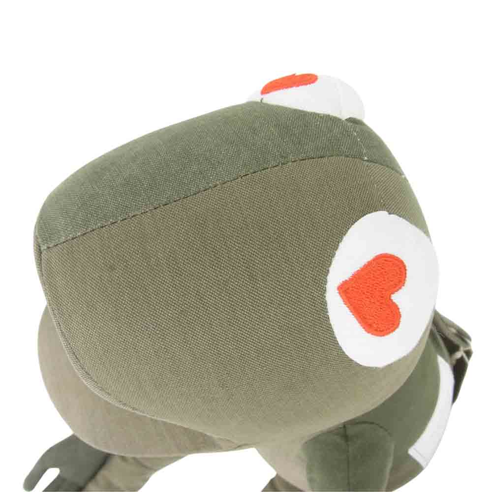 レディメイド RE-CO-KH-00-00-17 FROG MAN フロッグマン ハート ぬいぐるみ カーキ系【新古品】【未使用】【中古】