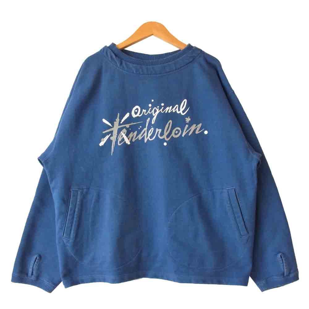 TENDERLOIN テンダーロイン 20SS CREW NECK SWEAT クルーネック スウェット ブルー系 M【中古】