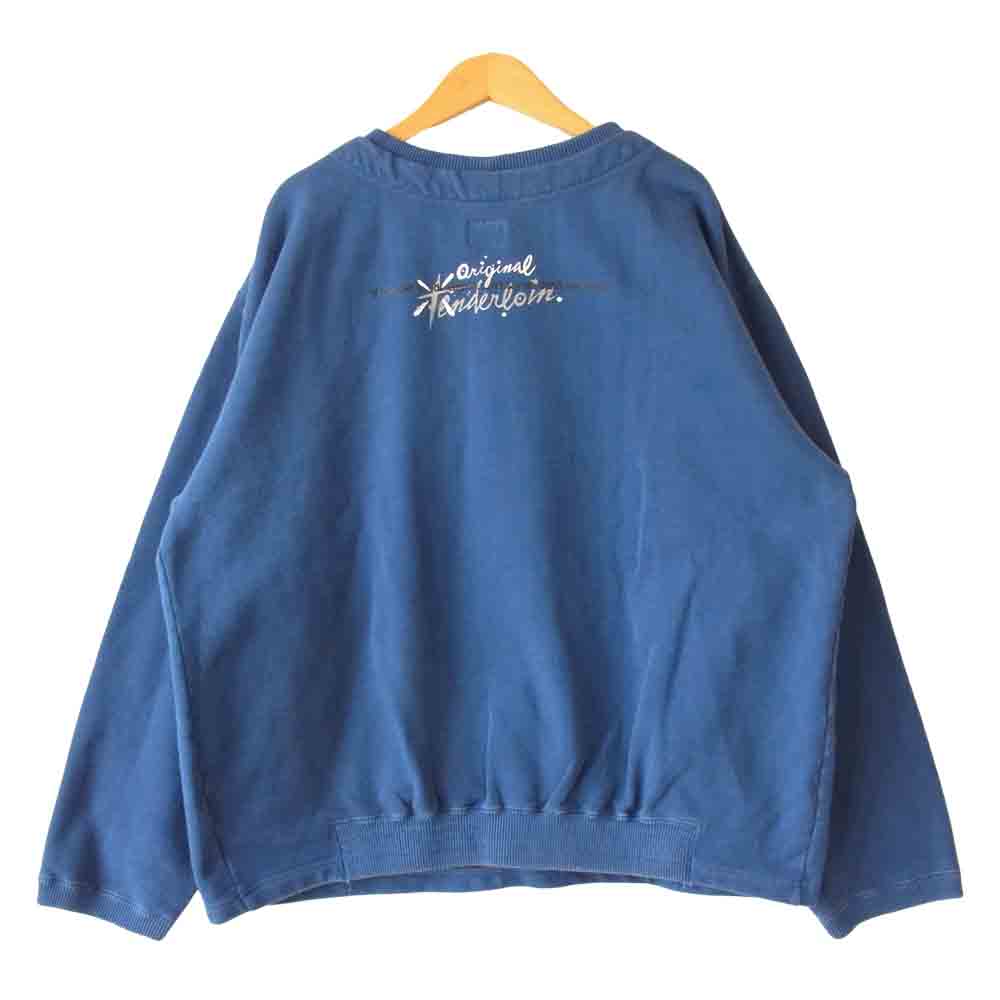 TENDERLOIN テンダーロイン 20SS CREW NECK SWEAT クルーネック スウェット ブルー系 M【中古】