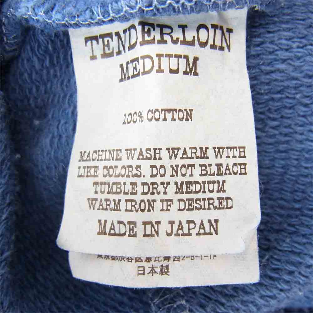 TENDERLOIN テンダーロイン 20SS CREW NECK SWEAT クルーネック スウェット ブルー系 M【中古】