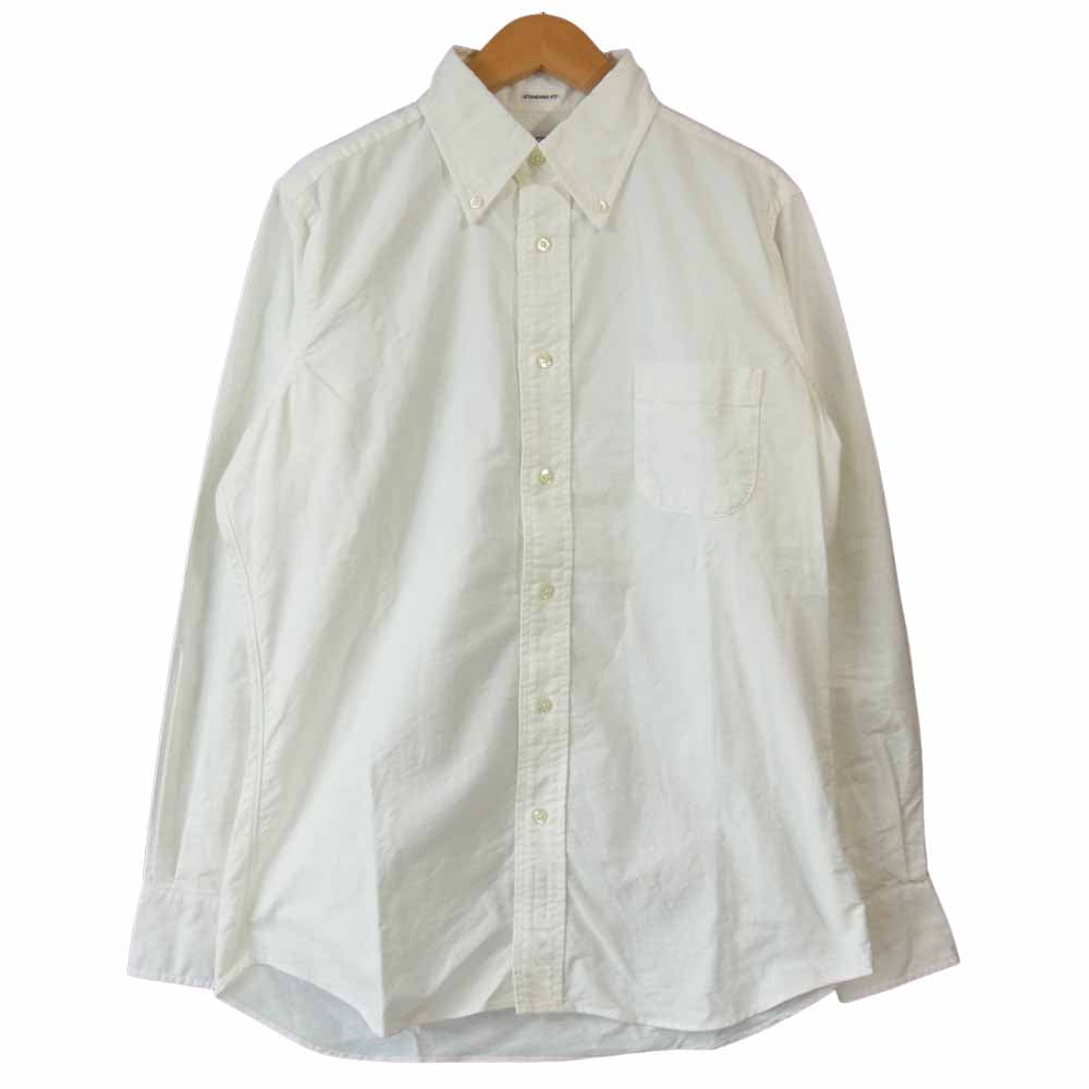INDIVIDUALIZED SHIRTS インディビジュアライズドシャツ STANDARD FIT オックスフォード BD ボタンダウン シャツ ホワイト系 15／32【中古】