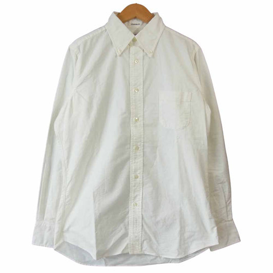 INDIVIDUALIZED SHIRTS インディビジュアライズドシャツ STANDARD FIT オックスフォード BD ボタンダウン シャツ ホワイト系 15／32【中古】