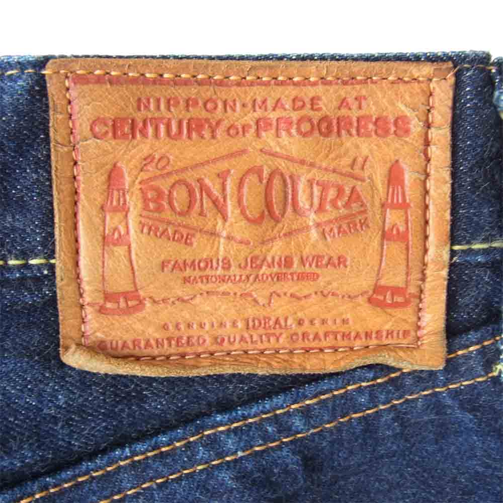 BONCOURA ボンクラ Indigo Selvedge Denim Pants XX インディゴ セルビッジ デニム インディゴブルー系 31【中古】