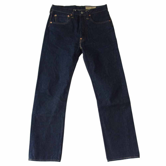 BONCOURA ボンクラ Indigo Selvedge CINCH BACK Denim Pants インディゴ セルビッジ シンチバック デニム インディゴブルー系 30【中古】