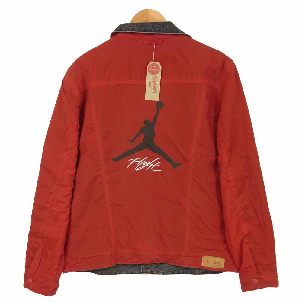 Levi's リーバイス 72334 Jordan REVERSIBLE TRUCKER JACKET リバーシブル トラッカー ジャケット グレー系 レッド系 L【中古】