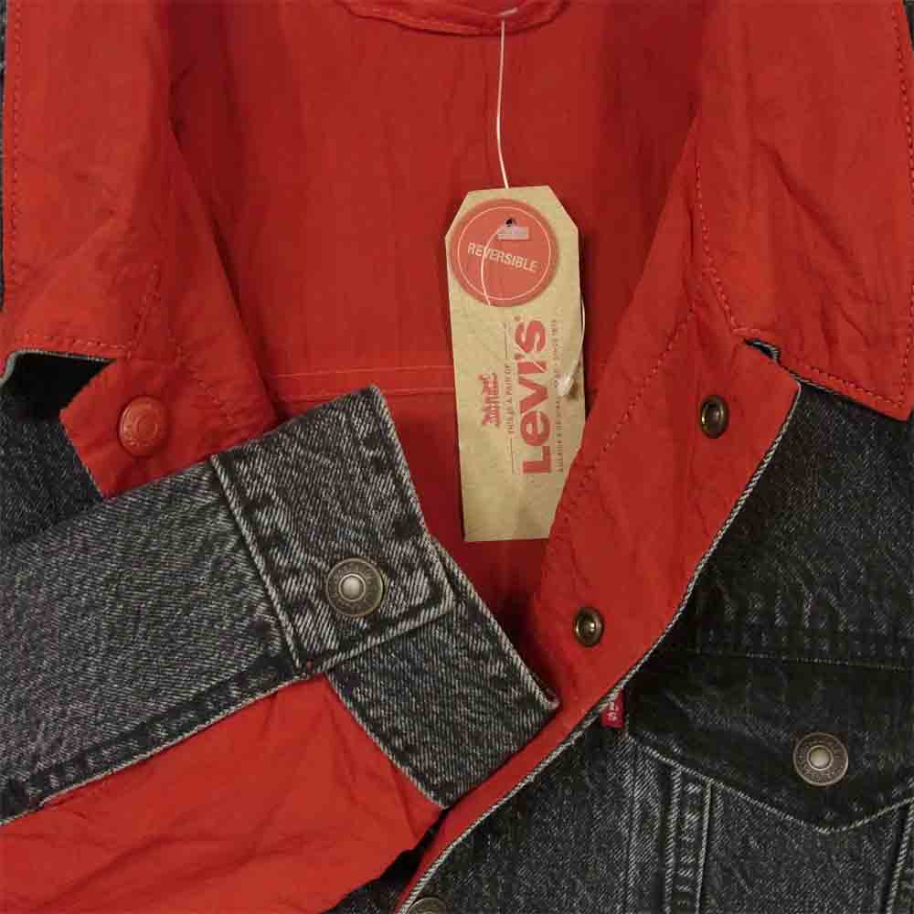 Levi's リーバイス 72334 Jordan REVERSIBLE TRUCKER JACKET リバーシブル トラッカー ジャケット グレー系 レッド系 L【中古】