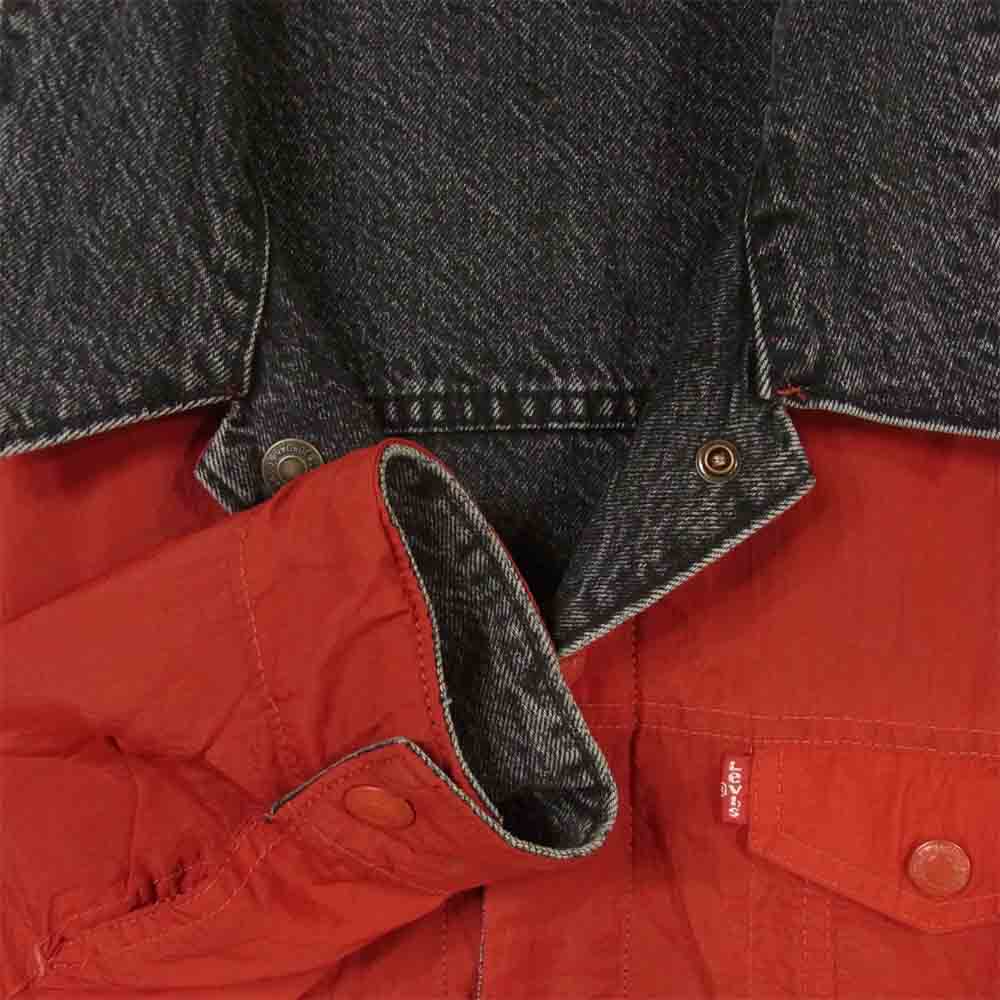 Levi's リーバイス 72334 Jordan REVERSIBLE TRUCKER JACKET リバーシブル トラッカー ジャケット グレー系 レッド系 L【中古】