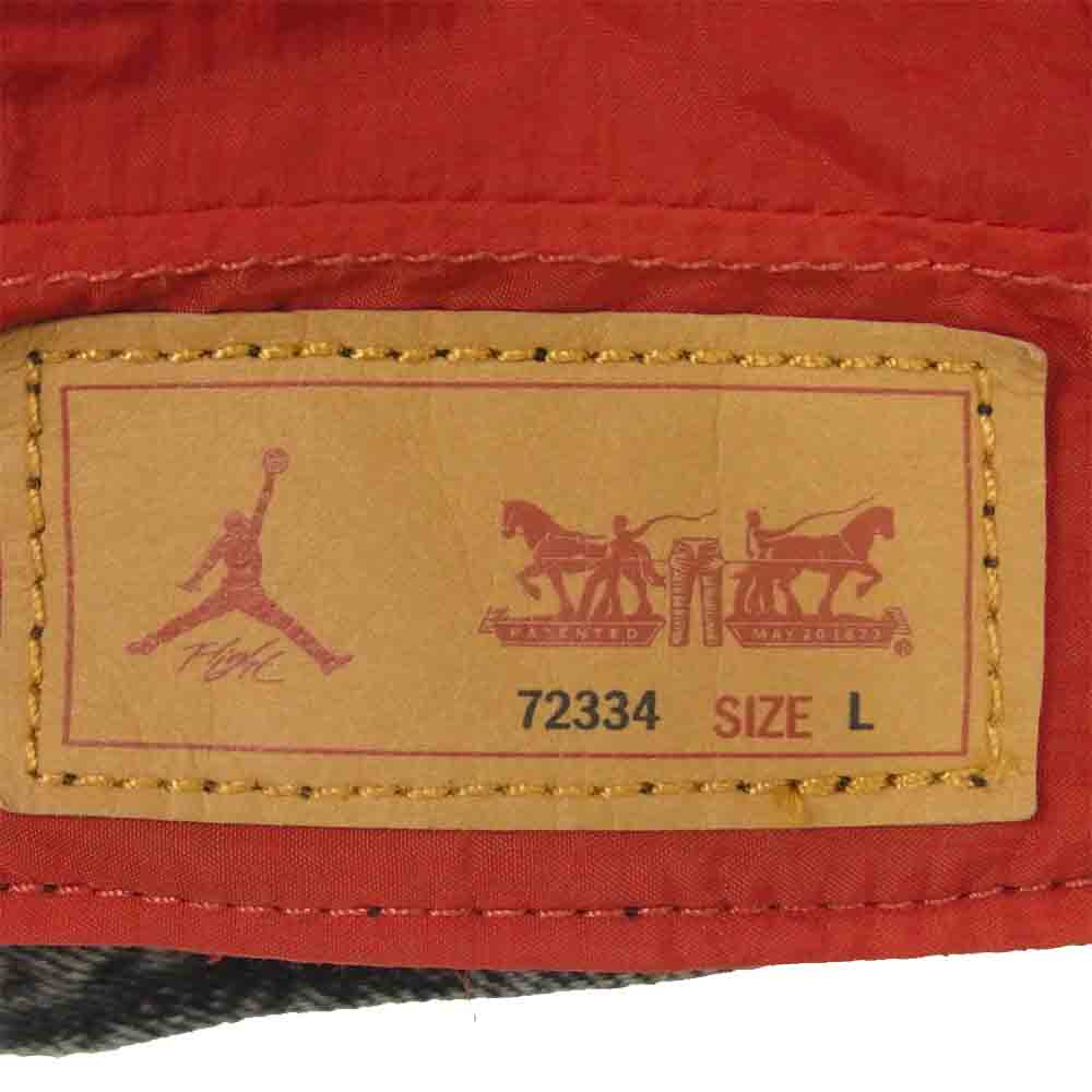 Levi's リーバイス 72334 Jordan REVERSIBLE TRUCKER JACKET リバーシブル トラッカー ジャケット グレー系 レッド系 L【中古】