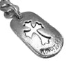 CHROME HEARTS クロムハーツ（原本無） カットアウトクロス ドッグタグ キーチェーン キーリング シルバー系【中古】