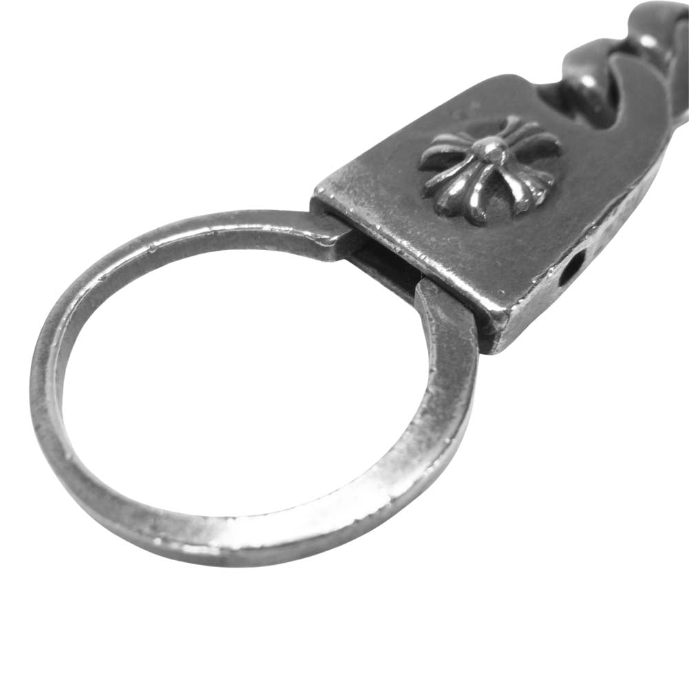 CHROME HEARTS クロムハーツ（原本無） カットアウトクロス ドッグタグ キーチェーン キーリング シルバー系【中古】