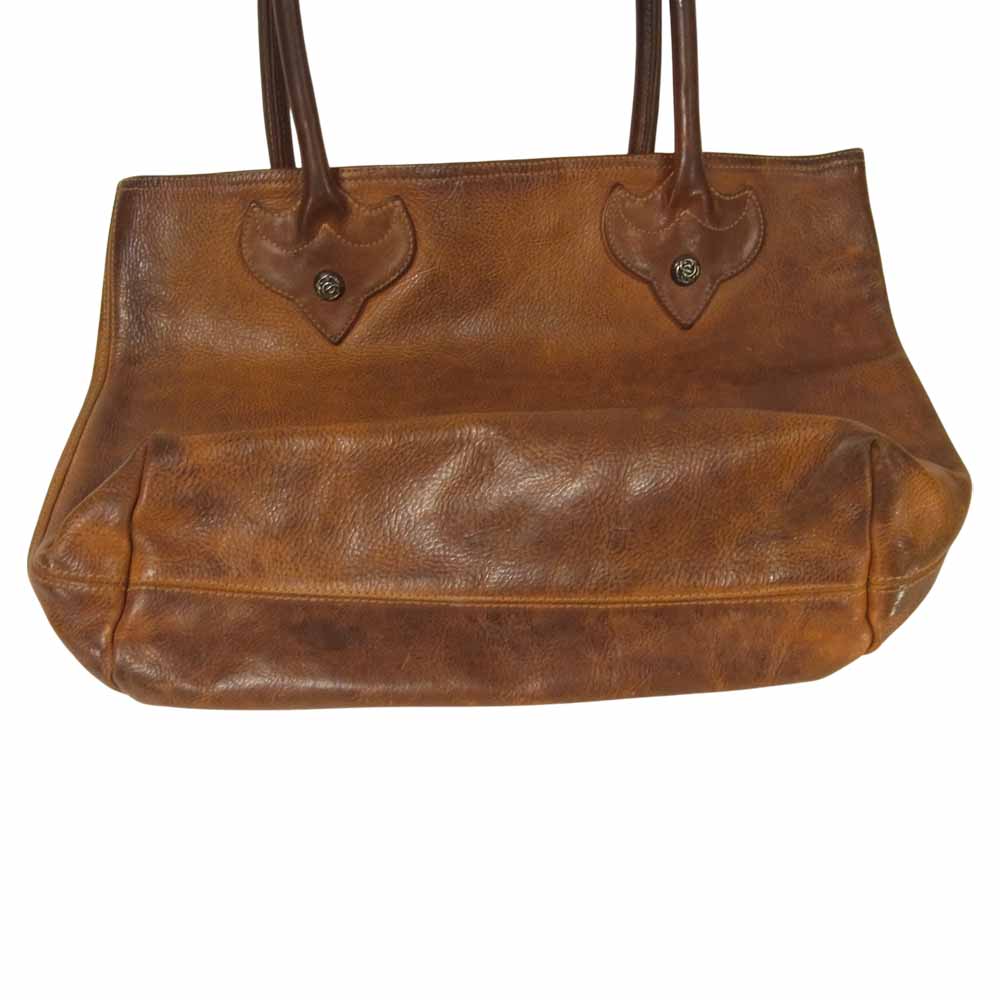 CHROME HEARTS クロムハーツ（原本有） 修理補填確認書付属 FS トート ユナイテッドアローズ UA 10周年記念 クロスパッチ バッグ ブラウン系【中古】