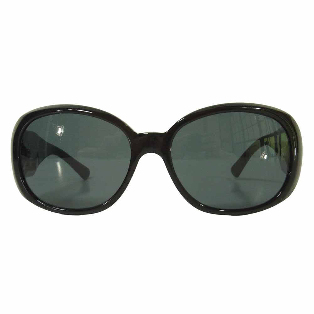 CHANEL シャネル 5113-A ココマーク カメリア サングラス プラスチック イタリア製 ブラック系 56□16-130【中古】