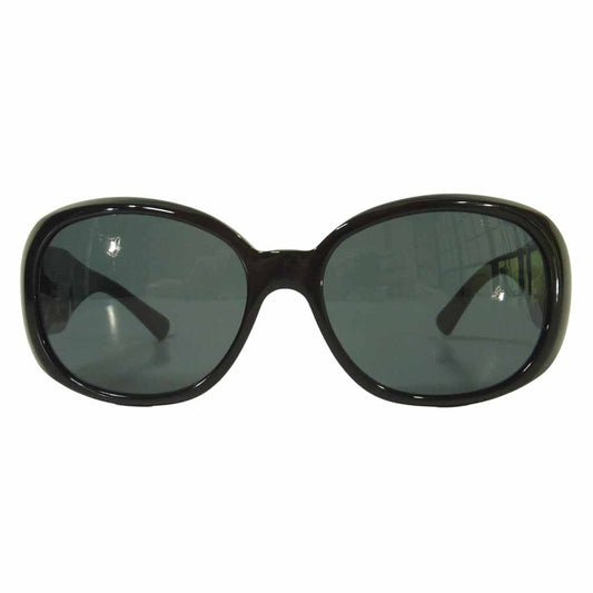 CHANEL シャネル 5113-A ココマーク カメリア サングラス プラスチック イタリア製 ブラック系 56□16-130【中古】