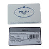 PRADA プラダ SAFFIANO VERNIC サフィアーノ ヴェルニ ラウンドジップ スタッズ 長財布 ブラック系【中古】