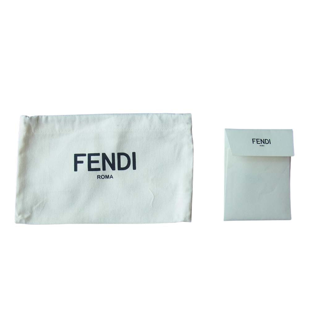 FENDI フェンディ 8M0299 4CK F049K ロゴプリント ラウンドジップ 長財布 マルチカラー系【中古】