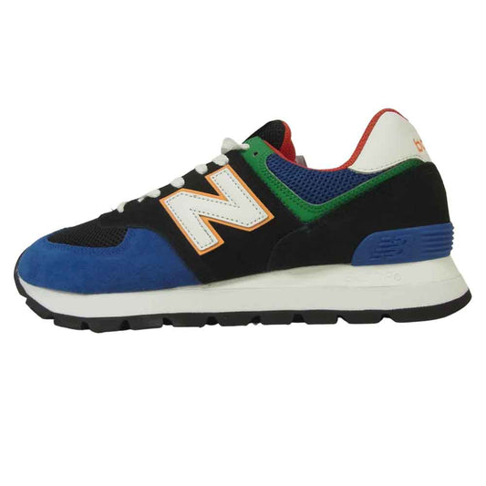 NEW BALANCE ニューバランス ML574DRC スニーカー インドネシア製 ブラック系 ブルー系 26.5cm【新古品】【未使用】【中古】