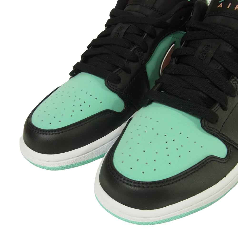 NIKE AIR JORDAN ナイキ ジョーダン CK3022-301 1 Low SE TROPICAL TWIST トロピカル ツイスト スニーカー ブラック系 ミントグリーン系 26.5cm【新古品】【未使用】【中古】