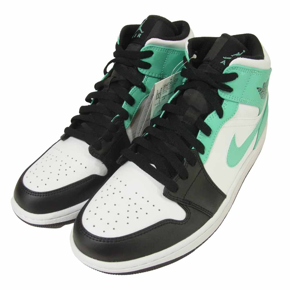 NIKE AIR JORDAN ナイキ ジョーダン 554724-132 1 MID TROPICAL TWIST ミッド トロピカルツイスト スニーカー ホワイト系 ブラック系 ミントグリーン系【新古品】【未使用】【中古】
